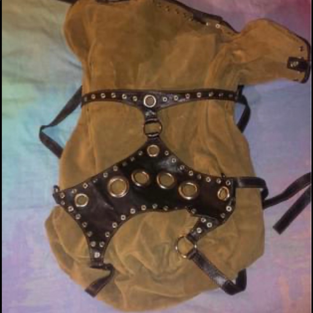 $500 BCBG MAXAZRIA SUEDE PURSE
